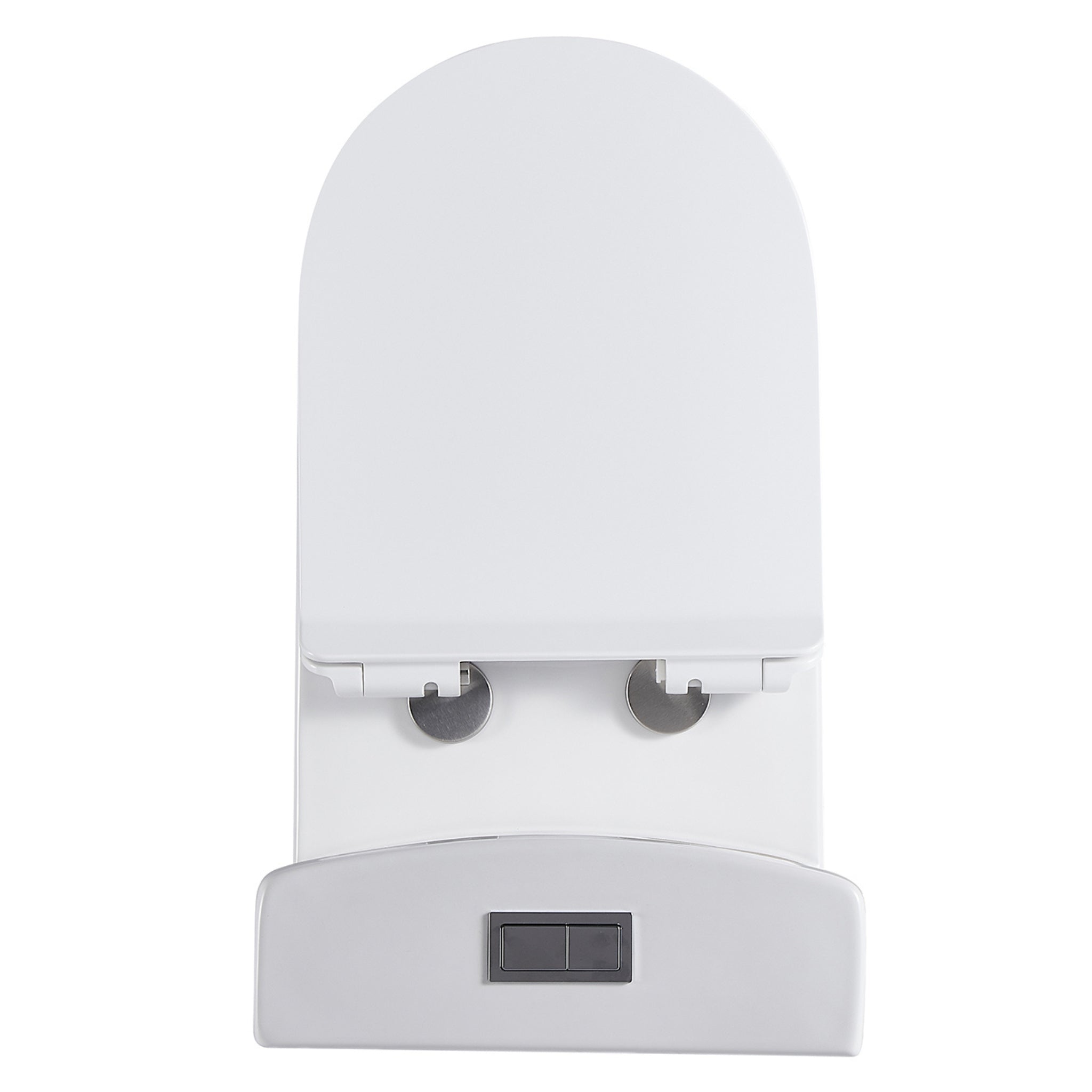 LUKKA ORTA TORNADO RIMLESS BACK TO WALL TOILET SUITE GLOSS WHITE