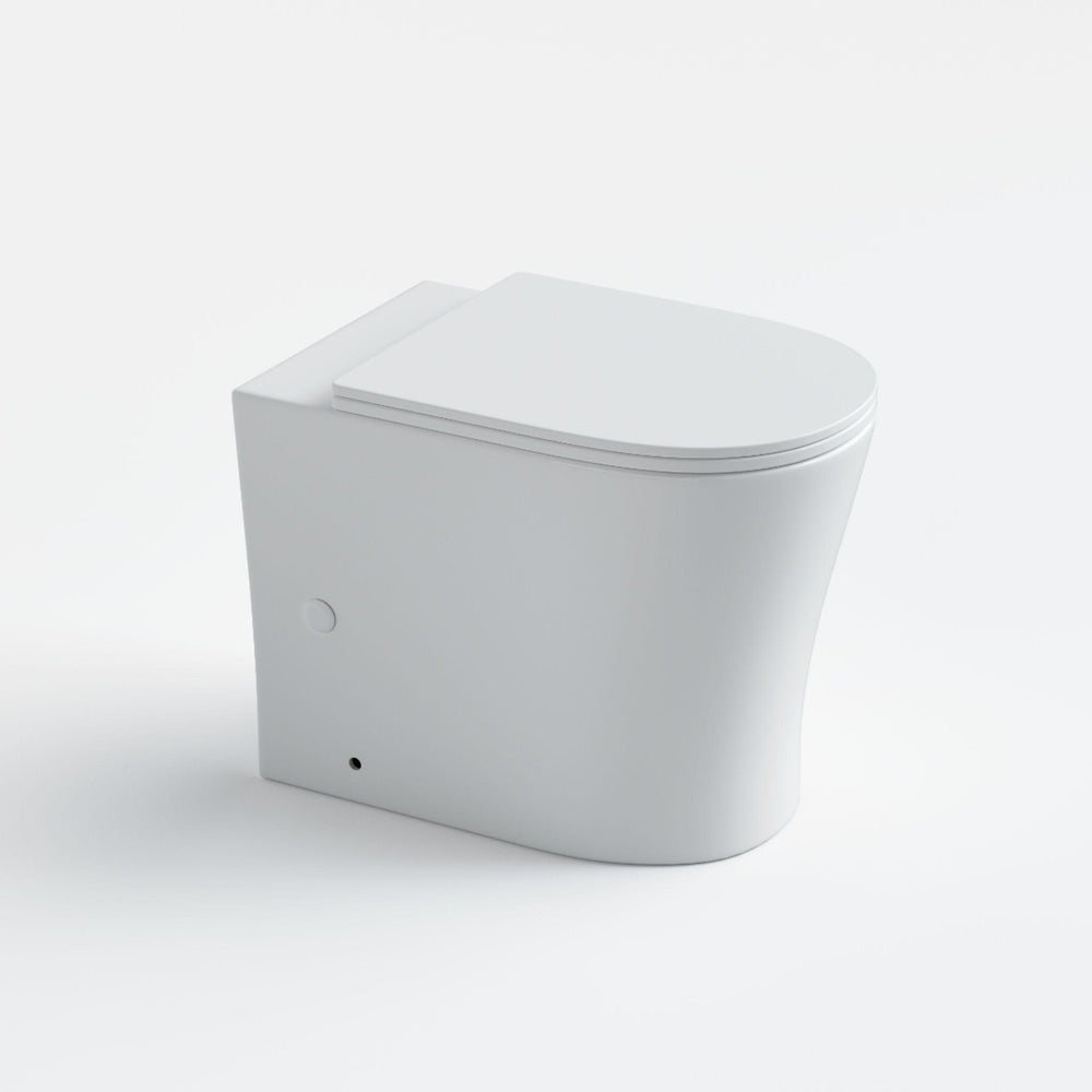 LUKKA ORTA TORNADO RIMLESS WALL FACED FLOOR PAN GLOSS WHITE
