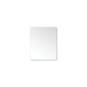 LUKKA RECTTA RECTANGULAR FRAMELESS PENCIL EDGE PLAIN MIRROR 600X750MM