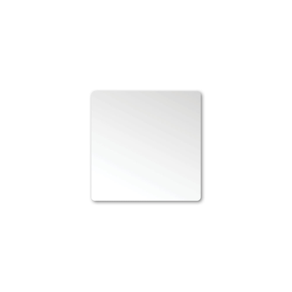 LUKKA RECTTA RECTANGULAR FRAMELESS PENCIL EDGE PLAIN MIRROR 750X750MM
