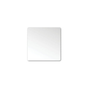 LUKKA RECTTA RECTANGULAR FRAMELESS PENCIL EDGE PLAIN MIRROR 750X750MM