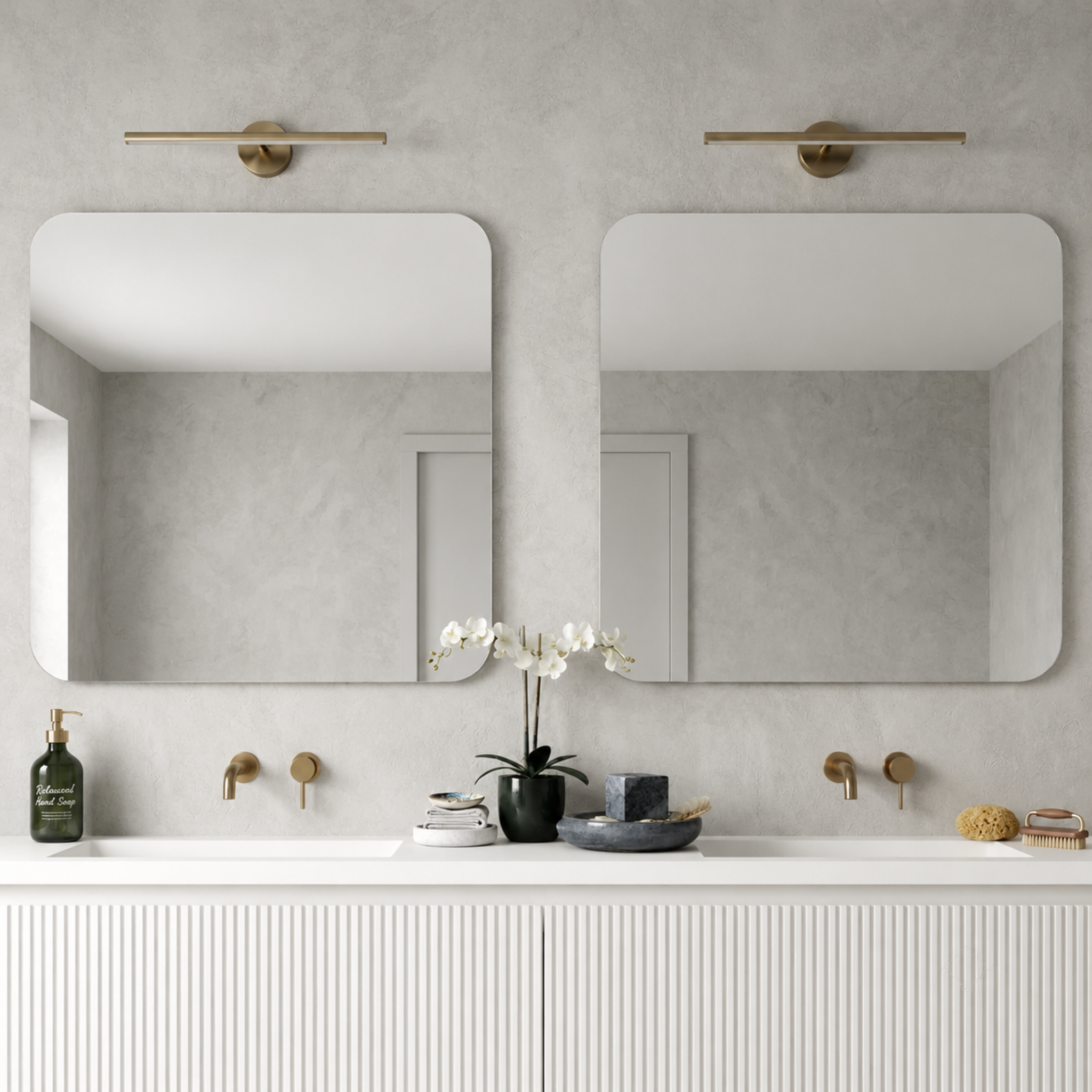LUKKA RECTTA RECTANGULAR FRAMELESS PENCIL EDGE PLAIN MIRROR 750X750MM