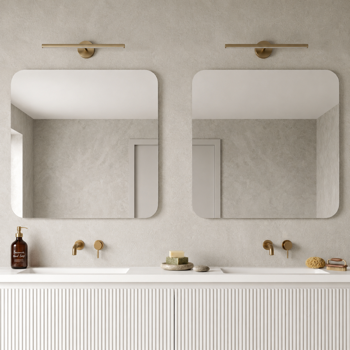 LUKKA RECTTA RECTANGULAR FRAMELESS PENCIL EDGE PLAIN MIRROR 900X750MM