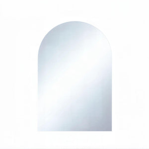 LUKKA ARCO ARCHED FRAMELESS PENCIL EDGE PLAIN MIRROR 450X900MM
