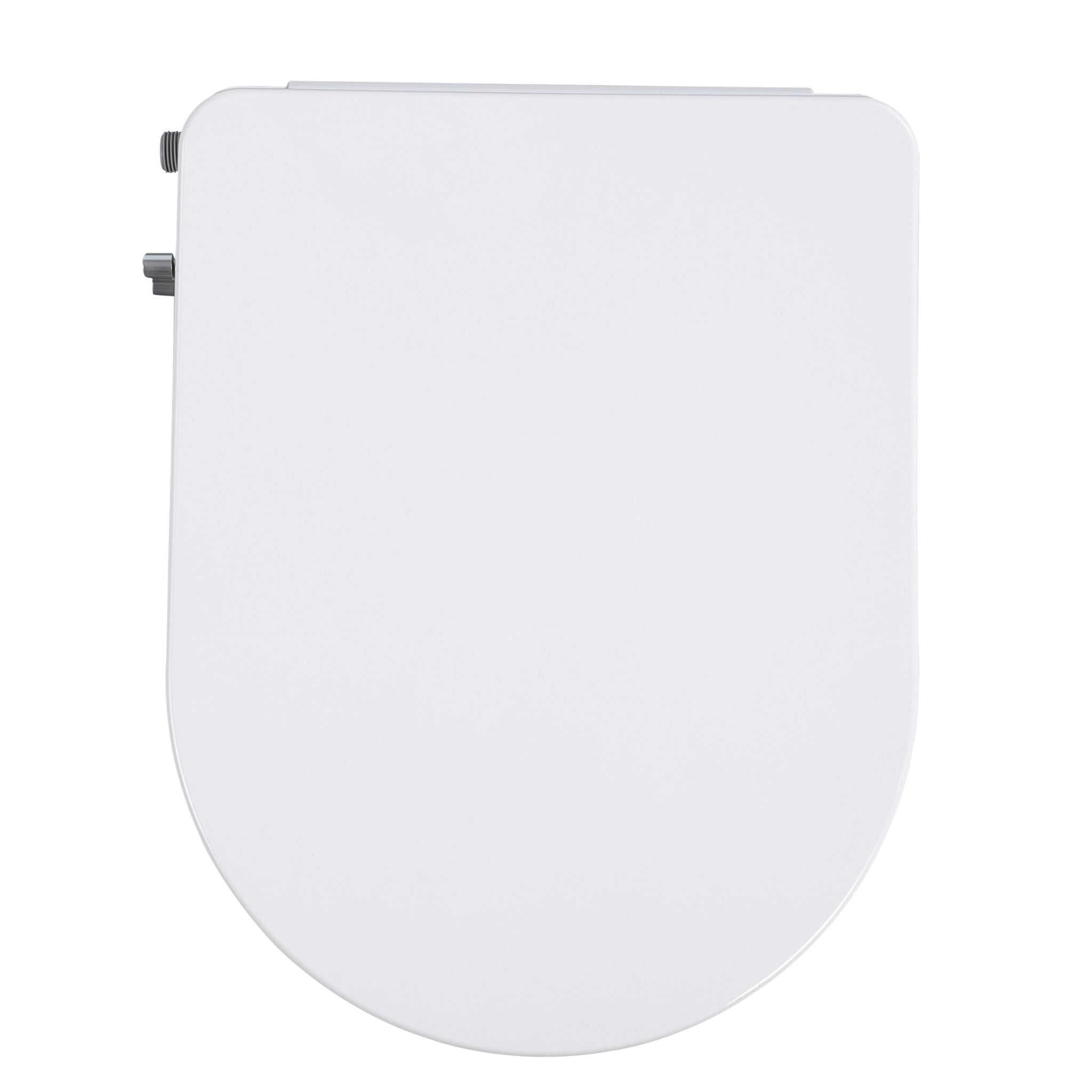 LUKKA PROCIDA NON-ELECTRONIC BIDET SEAT WITH SIDE CONTROL D-SHAPED WHITE (AVAILABLE IN LEFT AND RIGHT HAND WATER INLET)