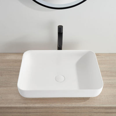 LUKKA KLIFF ABOVE COUNTER BASIN MATTE WHITE 550MM