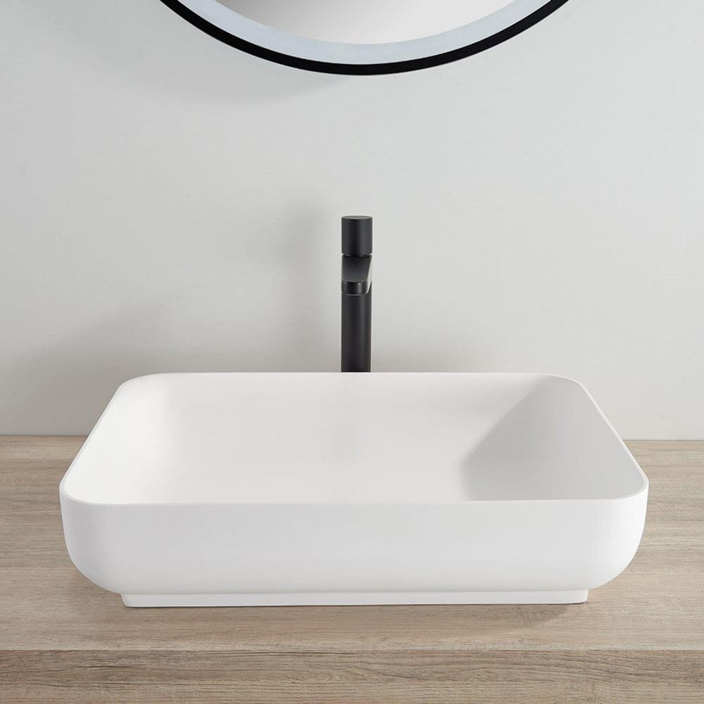 LUKKA KLIFF ABOVE COUNTER BASIN MATTE WHITE 550MM