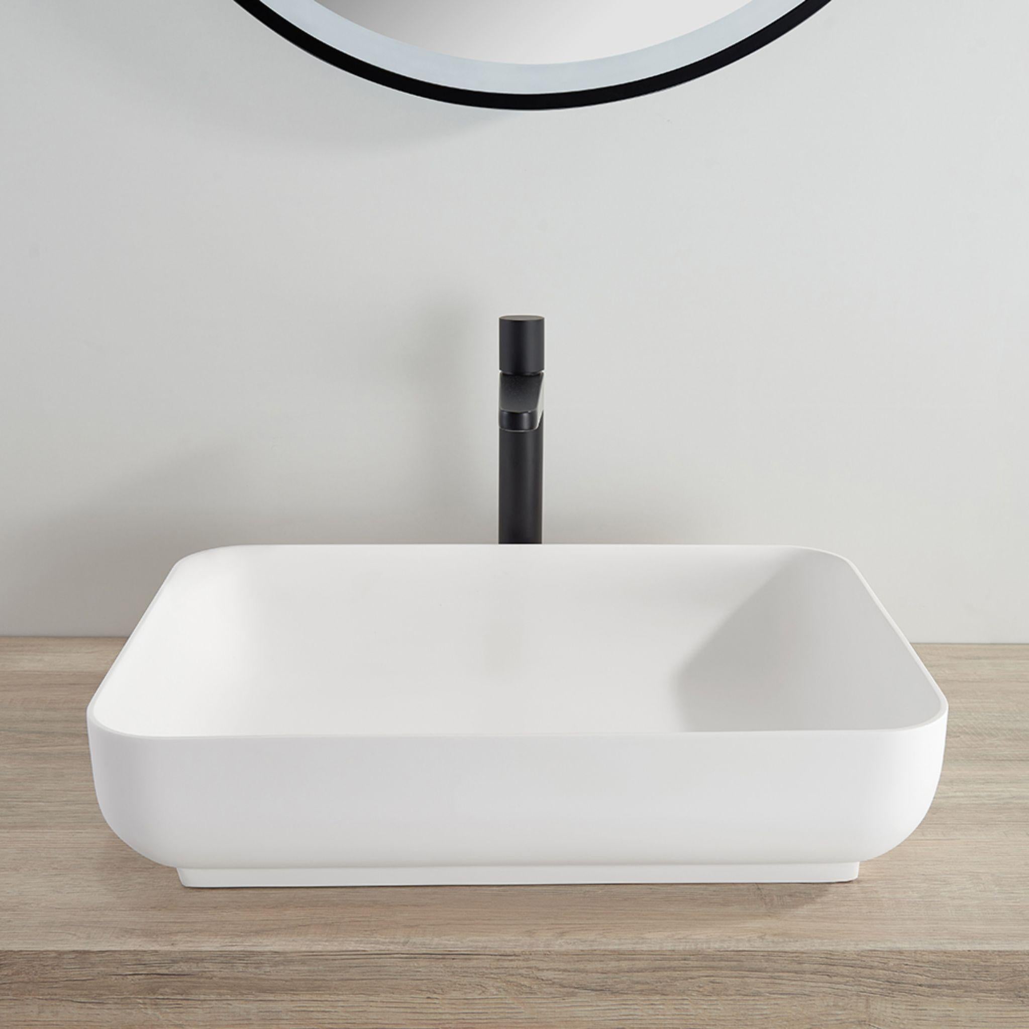 LUKKA KLIFF ABOVE COUNTER BASIN MATTE WHITE 550MM