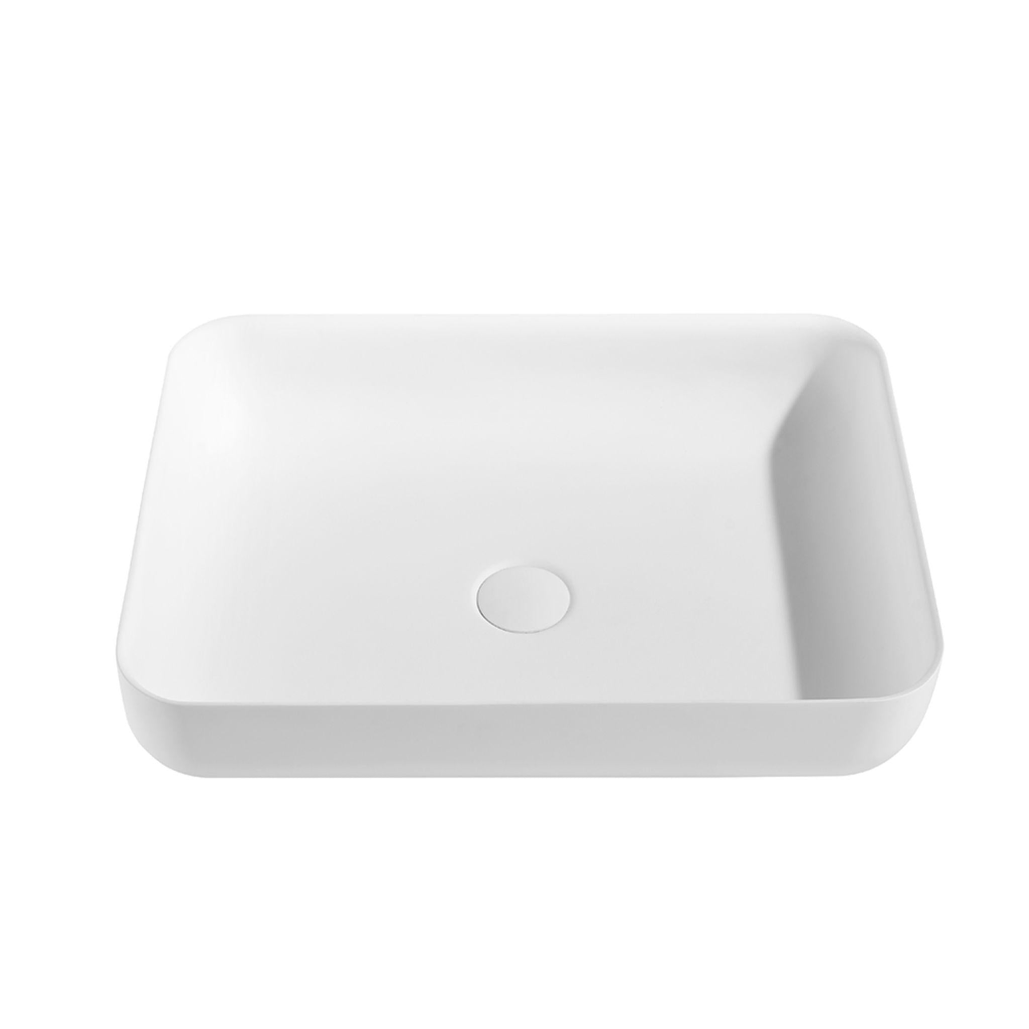 LUKKA KLIFF ABOVE COUNTER BASIN MATTE WHITE 550MM