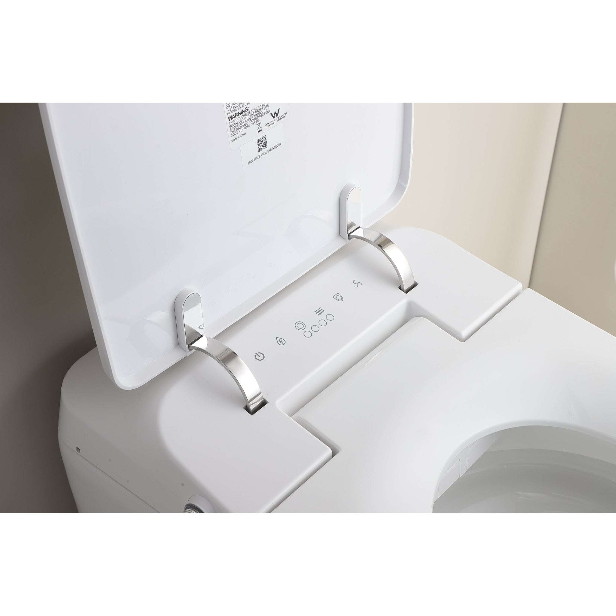 LUKKA SAMOS RIMLESS BACK TO WALL SMART TOILET WHITE