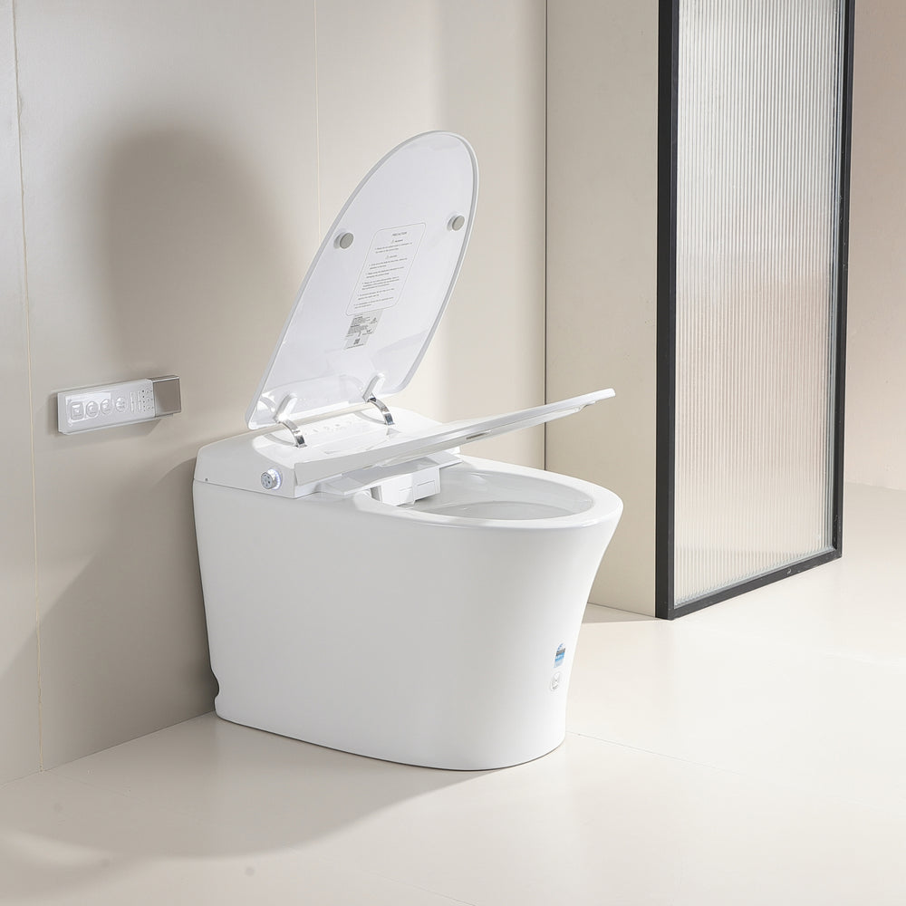 LUKKA SAMOS RIMLESS BACK TO WALL SMART TOILET WHITE