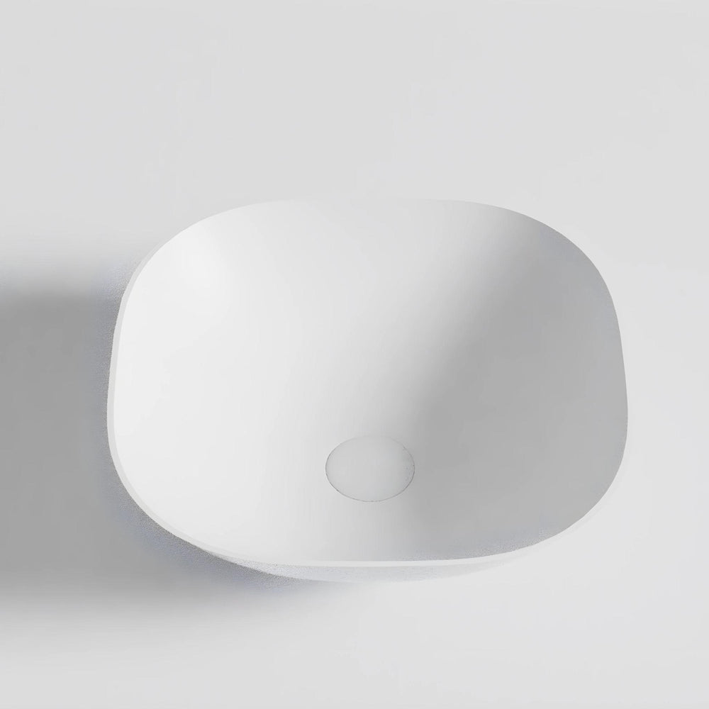 LUKKA PERRY ABOVE COUNTER BASIN MATTE WHITE 400MM