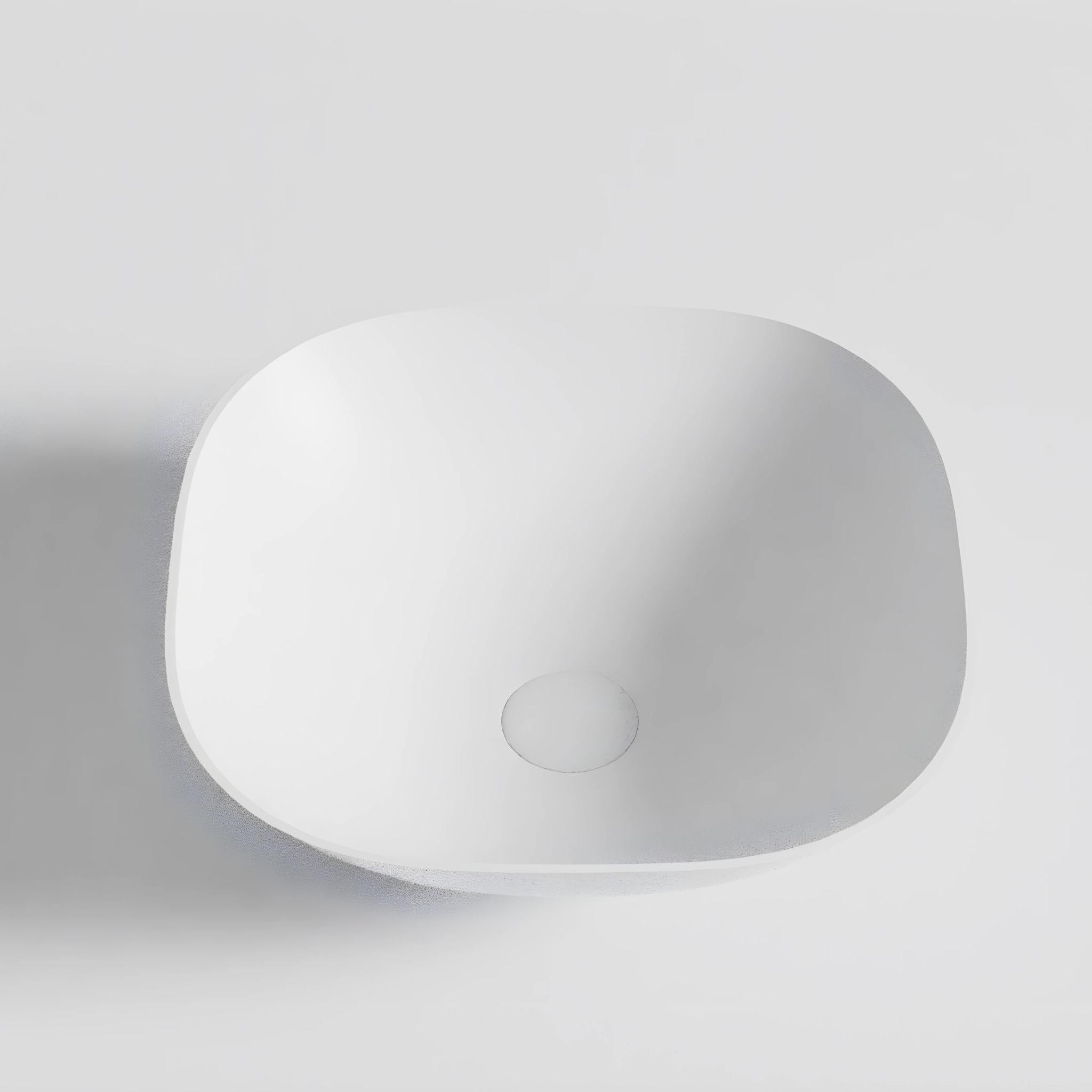 LUKKA PERRY ABOVE COUNTER BASIN MATTE WHITE 400MM
