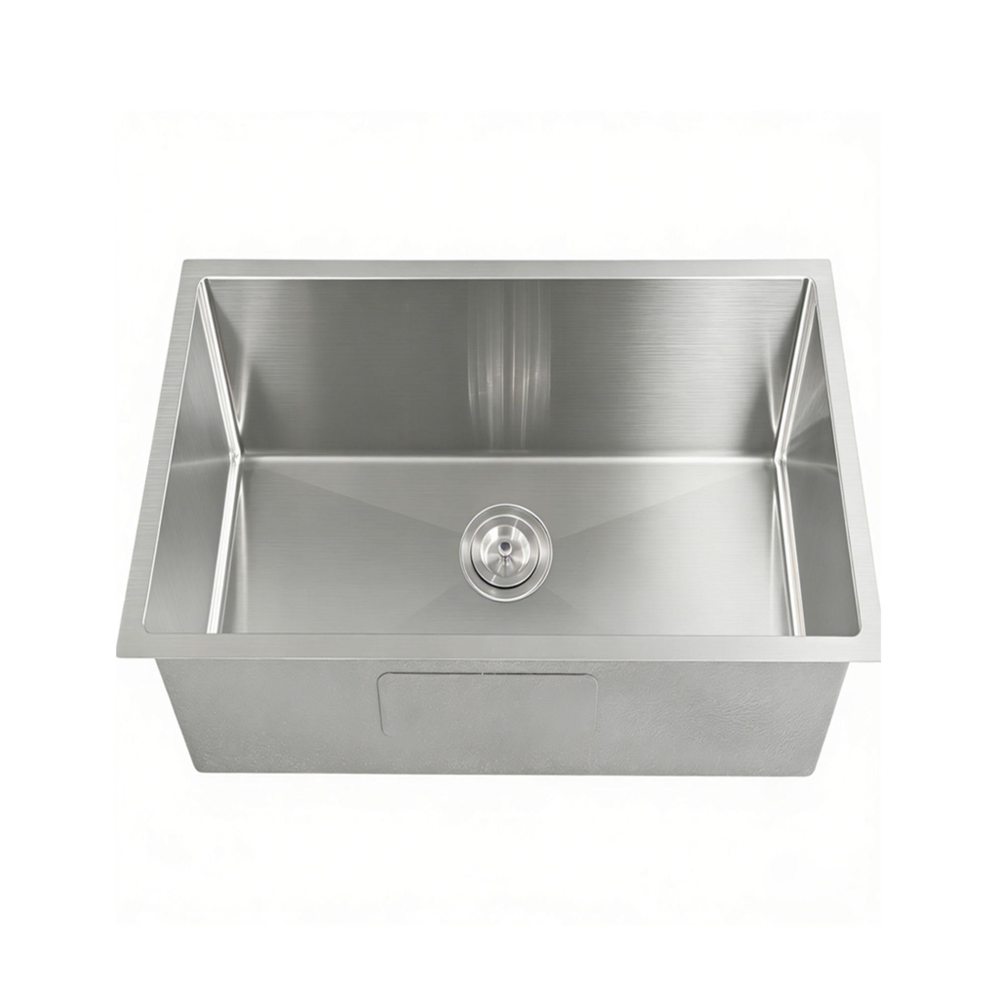 LUKKA KLIFF HAND MADE STAINLESS STEEL SINGLE BOWL UNDERMOUNT KITCHEN SINK 580MM