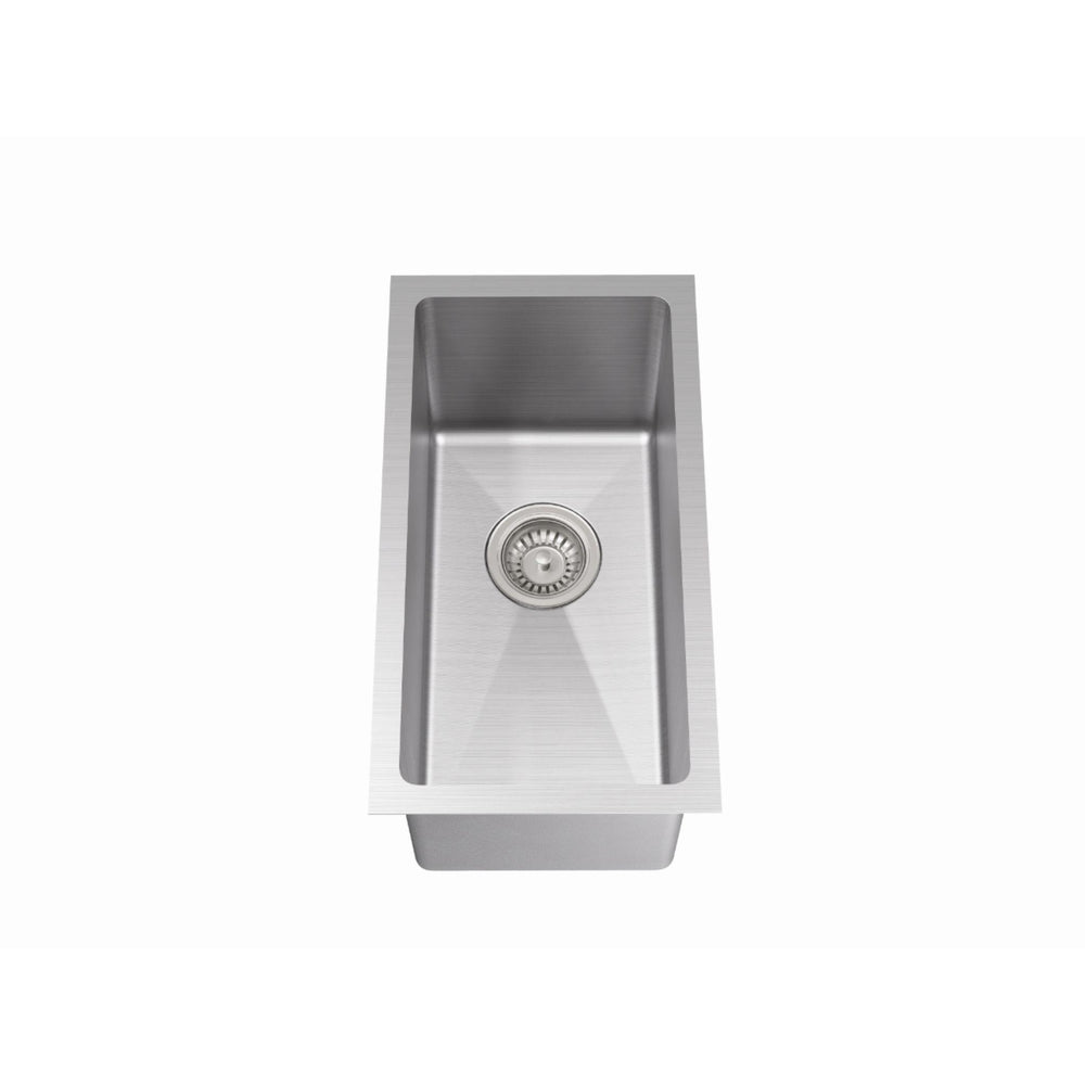 LUKKA KLIFF HAND MADE STAINLESS STEEL SINGLE BOWL UNDERMOUNT KITCHEN SINK 240MM