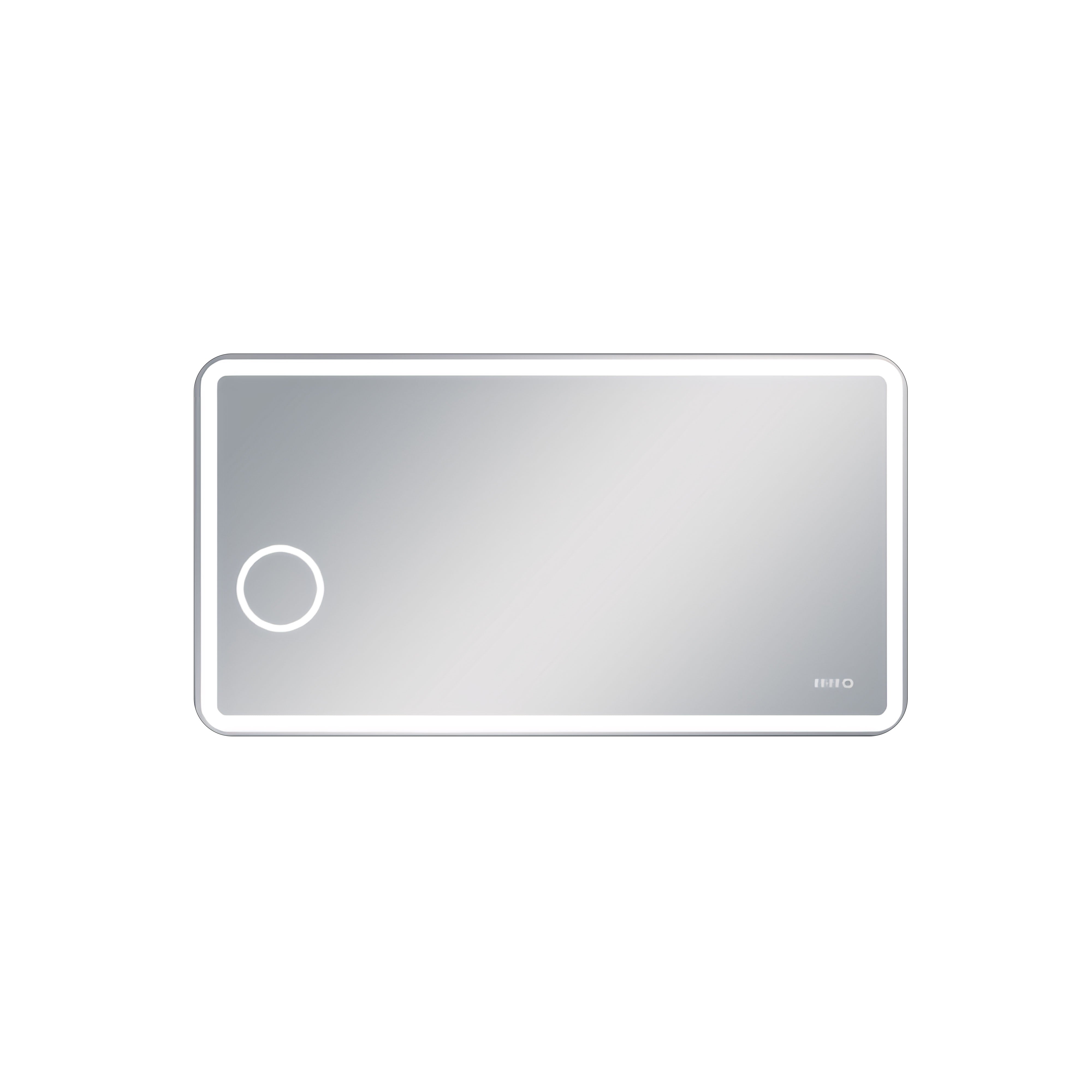 AQUAPERLA RECTANGULAR BACKLIT LED MIRROR 3 COLOUR LIGHTS CHROME 1500X800MM