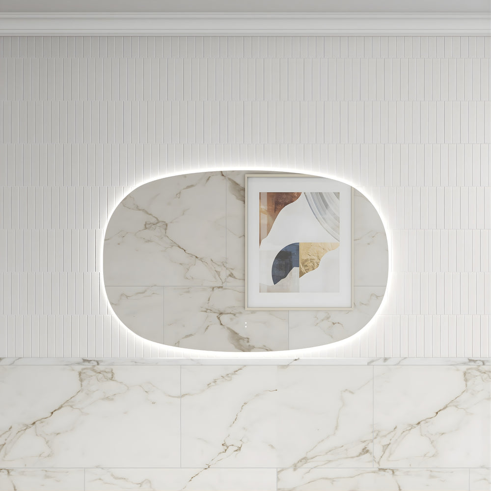 AULIC VALMONT HORIZONTAL LED MIRROR FRAMELESS 1100X700MM