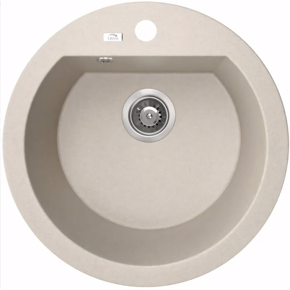 NORICO LAVEO SINGLE BOWL KITCHEN SINK BEIGE GRANITE 510MM