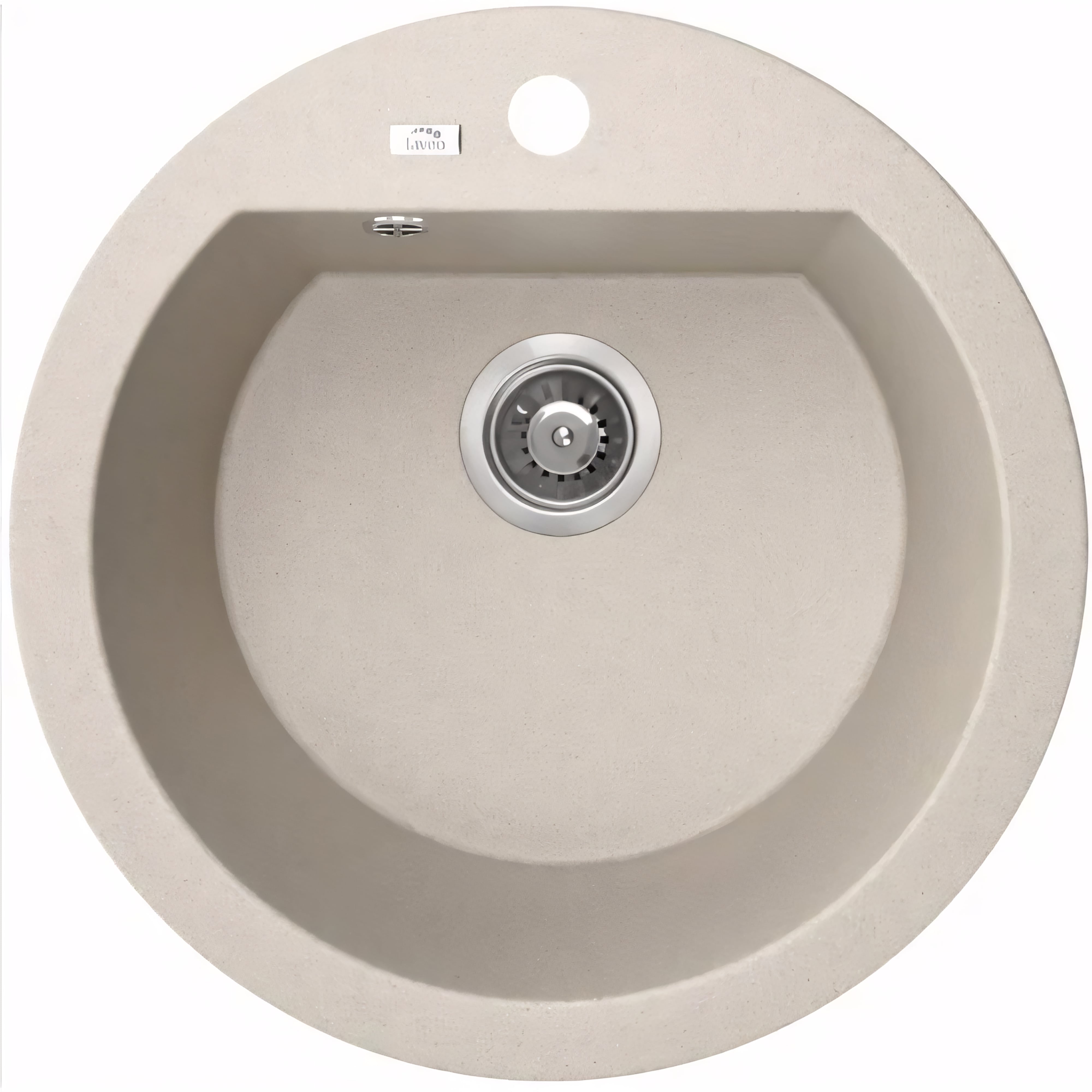 AQUAPERLA LAVEO SINGLE BOWL KITCHEN SINK GREY GRANITE 510MM