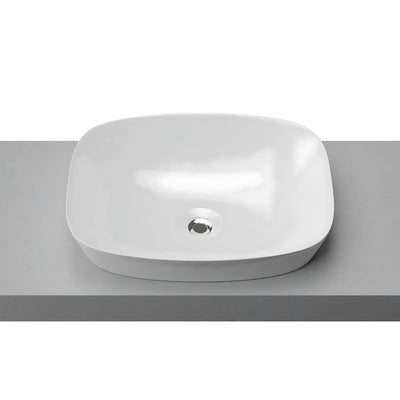 TIMBERLINE LORENZO INSET BASIN GLOSS WHITE 500MM