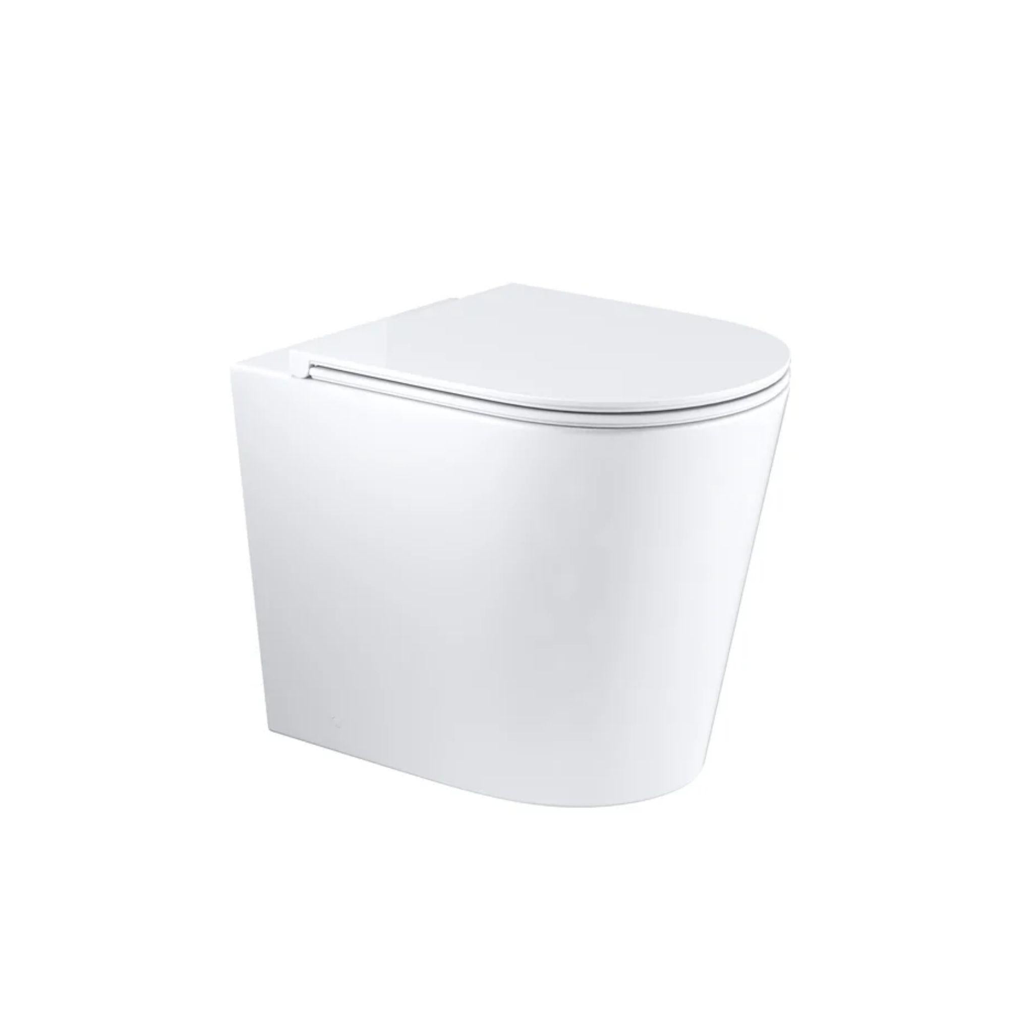 MERCIO LONDON99 RIMLESS WALL FACED FLOOR PAN GLOSS WHITE