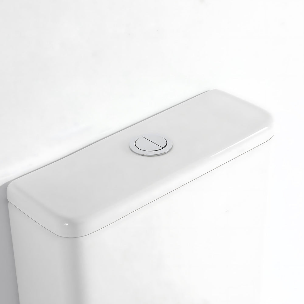 MERCIO LONDON RIMLESS BACK TO WALL TOILET SUITE GLOSS WHITE