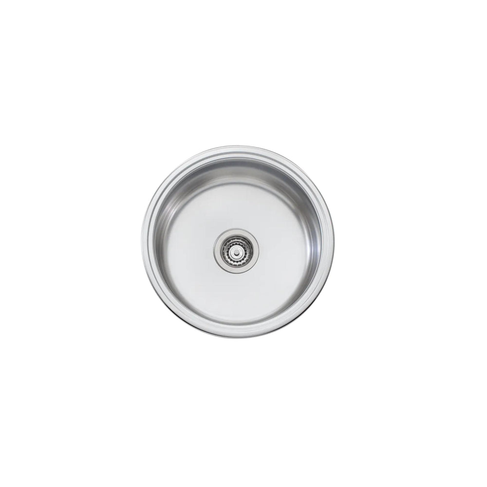 OLIVERI SOLITAIRE SINGLE BOWL ALFRESCO, KITCHEN AND LAUNDRY SINK STAINLESS STEEL 490MM