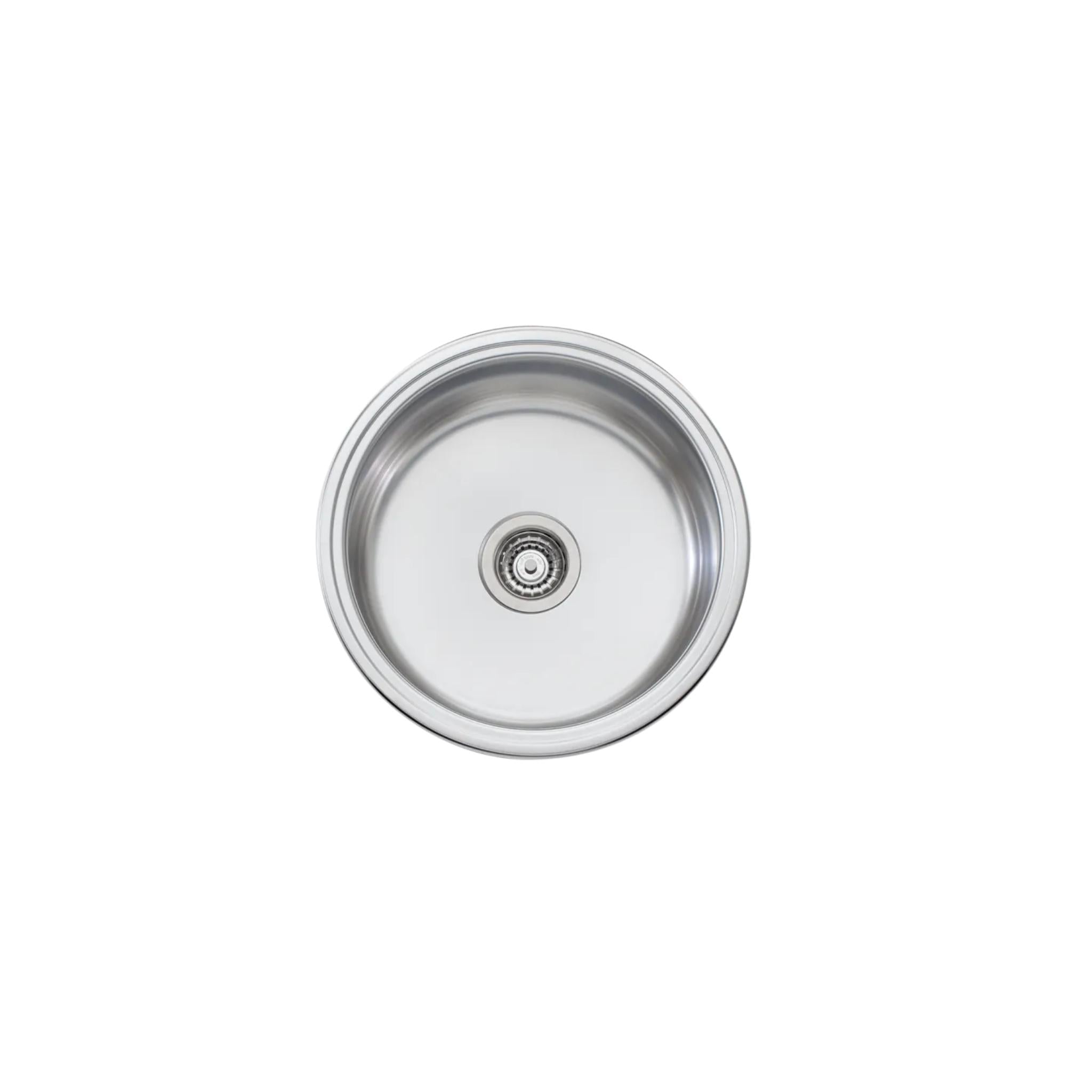 OLIVERI SOLITAIRE SINGLE BOWL ALFRESCO, KITCHEN AND LAUNDRY SINK STAINLESS STEEL 490MM