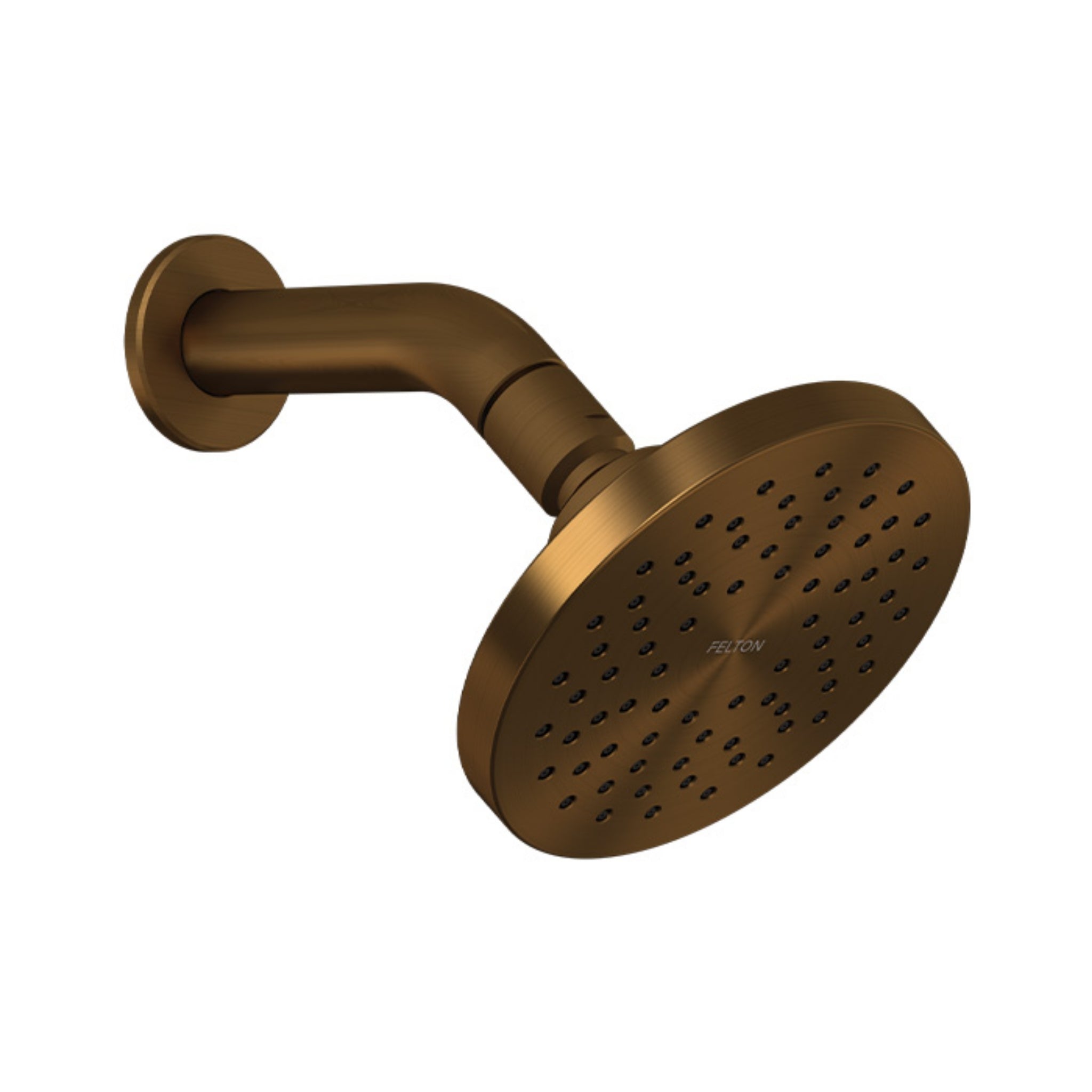 FELTON LINEA AERLUX SHOWER ROSE 121MM BRUSHED BRONZE