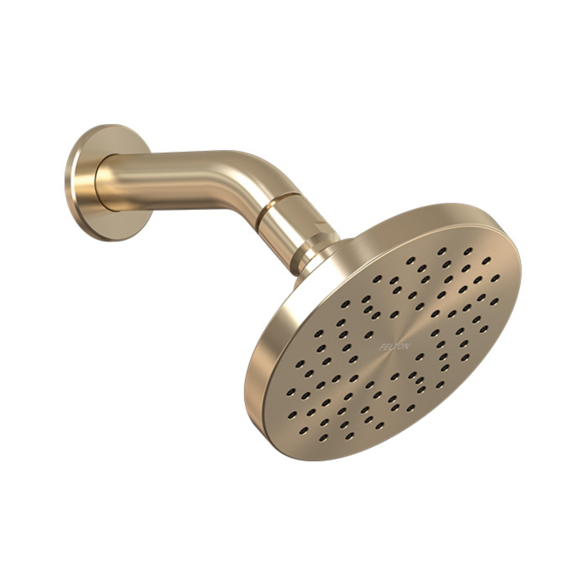 FELTON LINEA AERLUX SHOWER ROSE 121MM BRUSHED GOLD