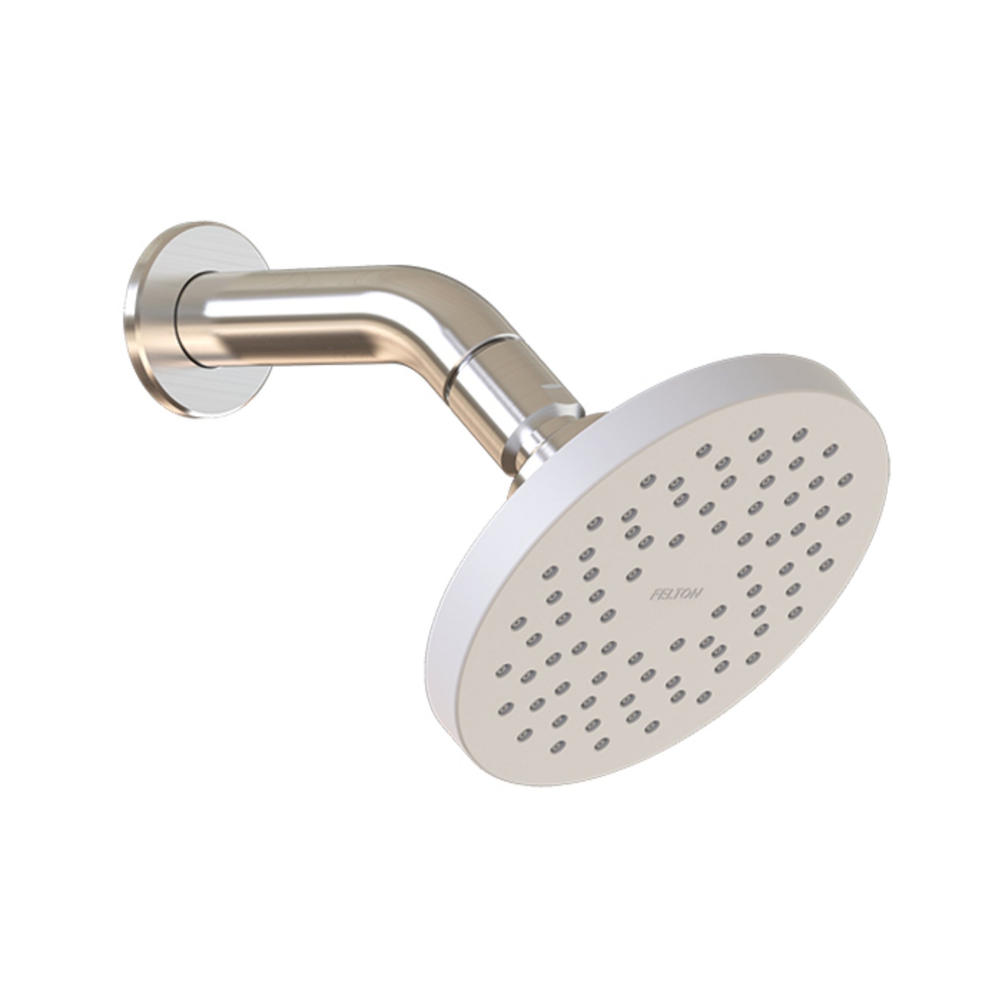 FELTON LINEA AERLUX SHOWER ROSE 121MM BRUSHED NICKEL