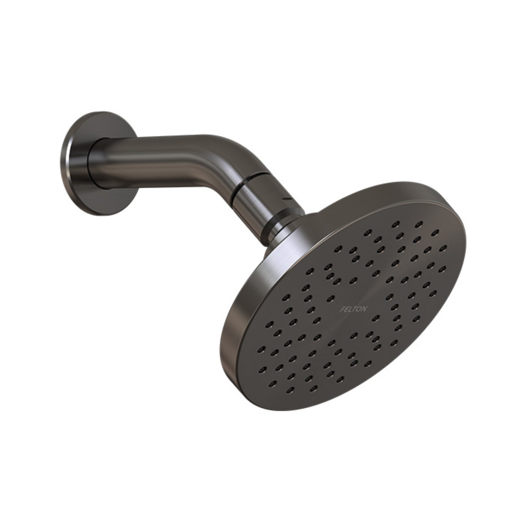 FELTON LINEA AERLUX SHOWER ROSE 121MM BRUSHED GUN METAL