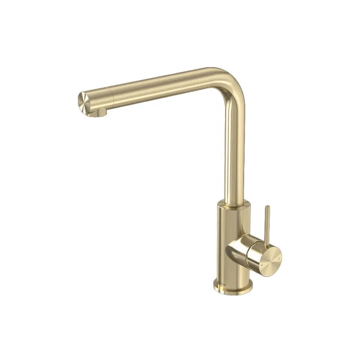 FELTON LINEA LEAD FREE SWIVEL SINK MIXER 325MM BRUSHED GOLD