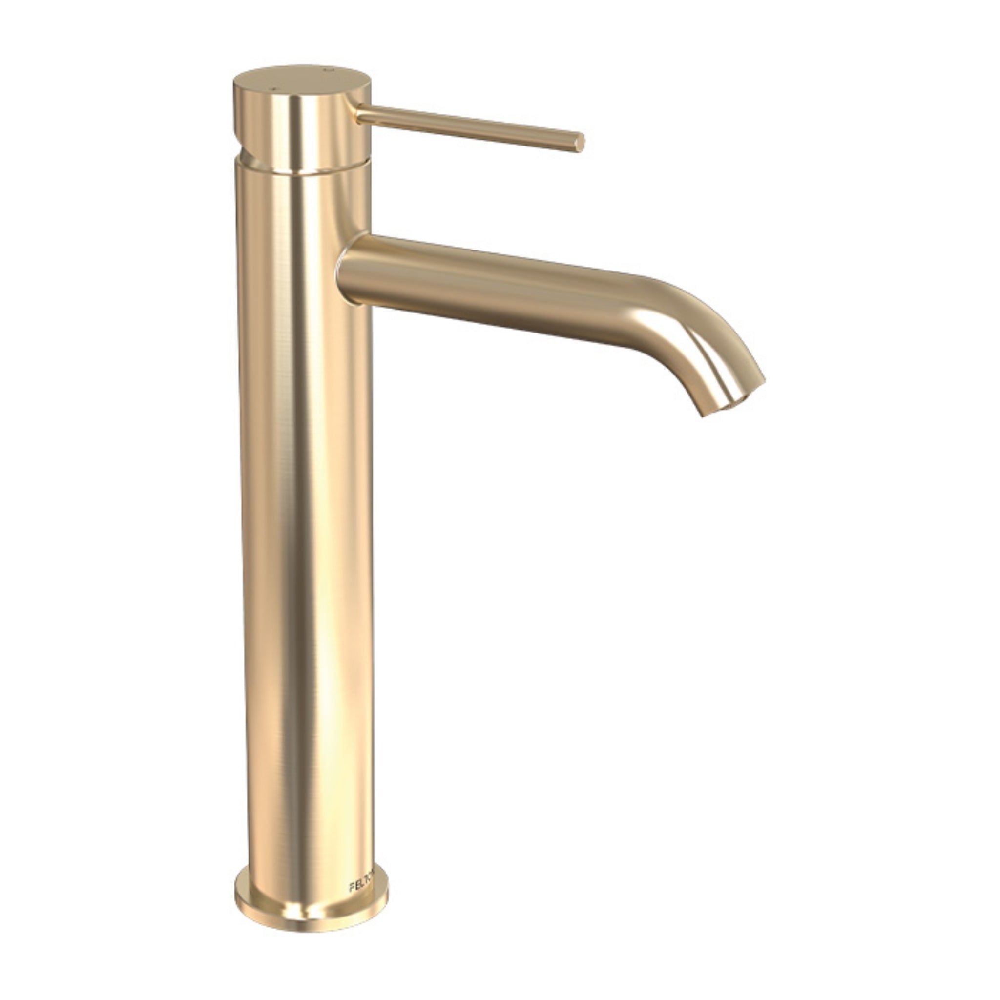 FELTON LINEA TALL BASIN MIXER 285MM BRUSHED GOLD