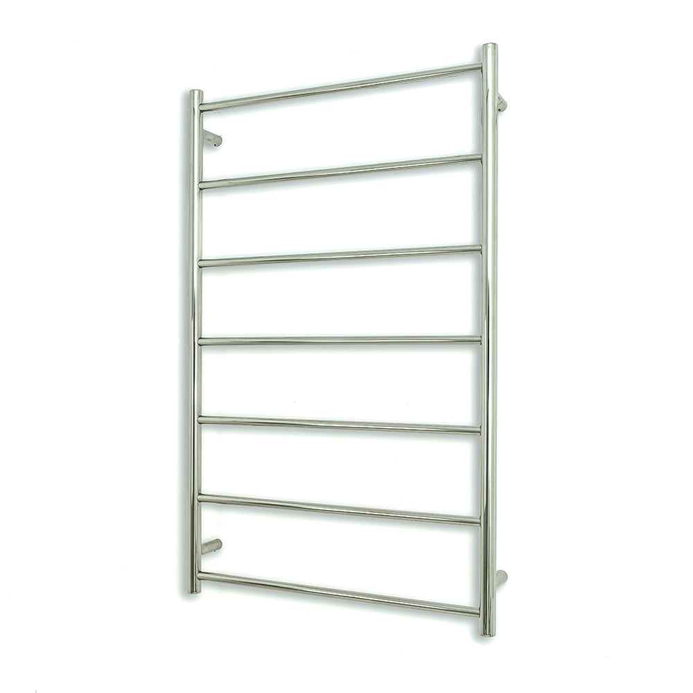 RADIANT HEATING 7-BARS ROUND NON-HEATED TOWEL RAIL CHROME 700MM