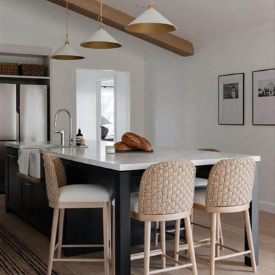 TURNER HASTINGS LUDLOW PULL OUT SINK MIXER 418MM CHROME (CERAMIC HANDLE)