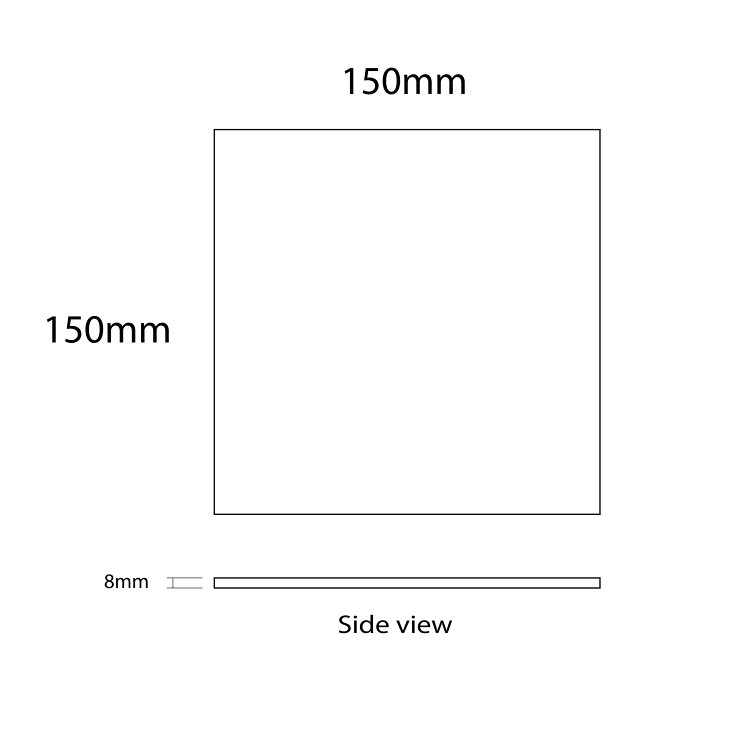DUNE CERAMICA LUCCIOLA TARANTELA YESO MATTE 150X150MM SQUARE TILE (PER BOX)