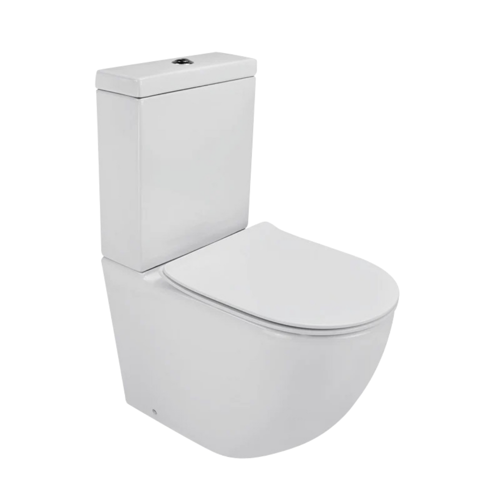 VEROTTI LUCI SLIM BACK TO WALL TOILET SUITE GLOSS WHITE