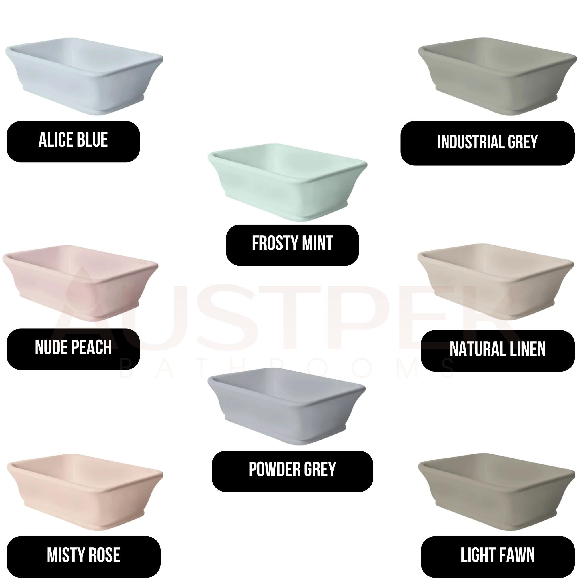 TURNER HASTINGS KIRKHAM TITANCAST HANDCRAFTED ABOVE COUNTER BASIN SPECIAL FINISH 525MM