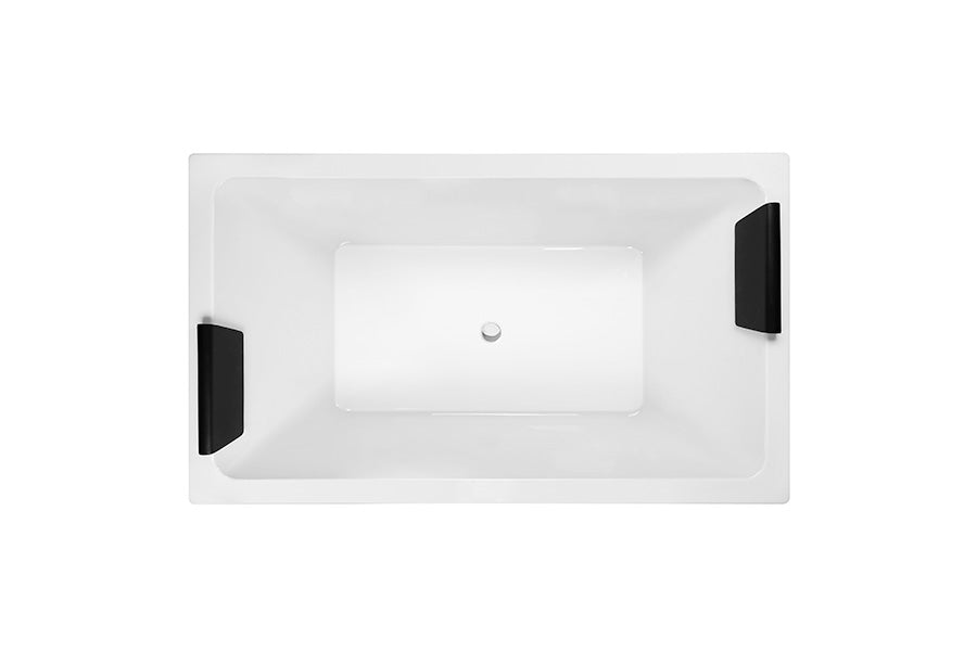 DECINA LAGO ISLAND BATH GLOSS WHITE 1795MM
