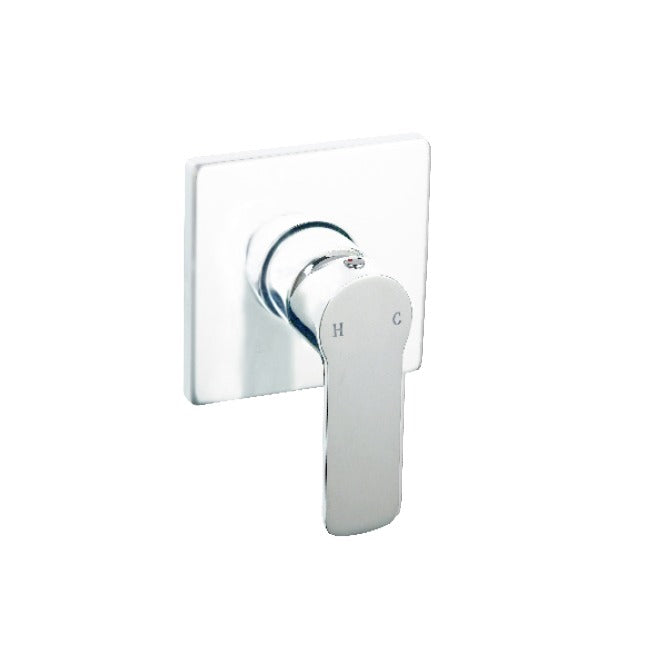 LINKWARE LIBERTY WALL MIXER WHITE AND CHROME