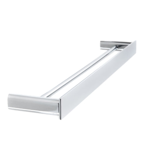 LINKWARE GABE DOUBLE NON-HEATED TOWEL RAIL CHROME (AVAILABLE IN 600MM AND 800MM)