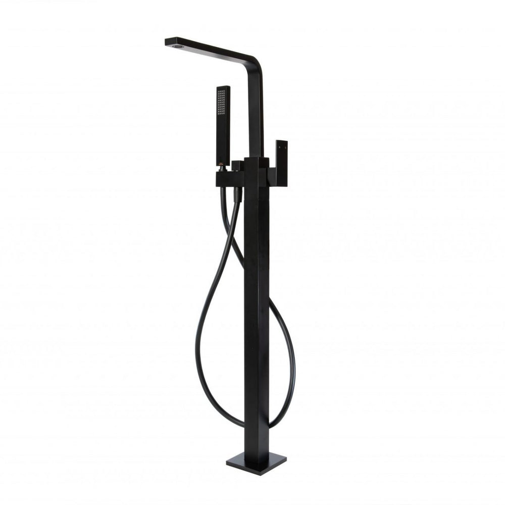LINSOL ALESSIA FREESTANDING BATH FILLER MATTE BLACK