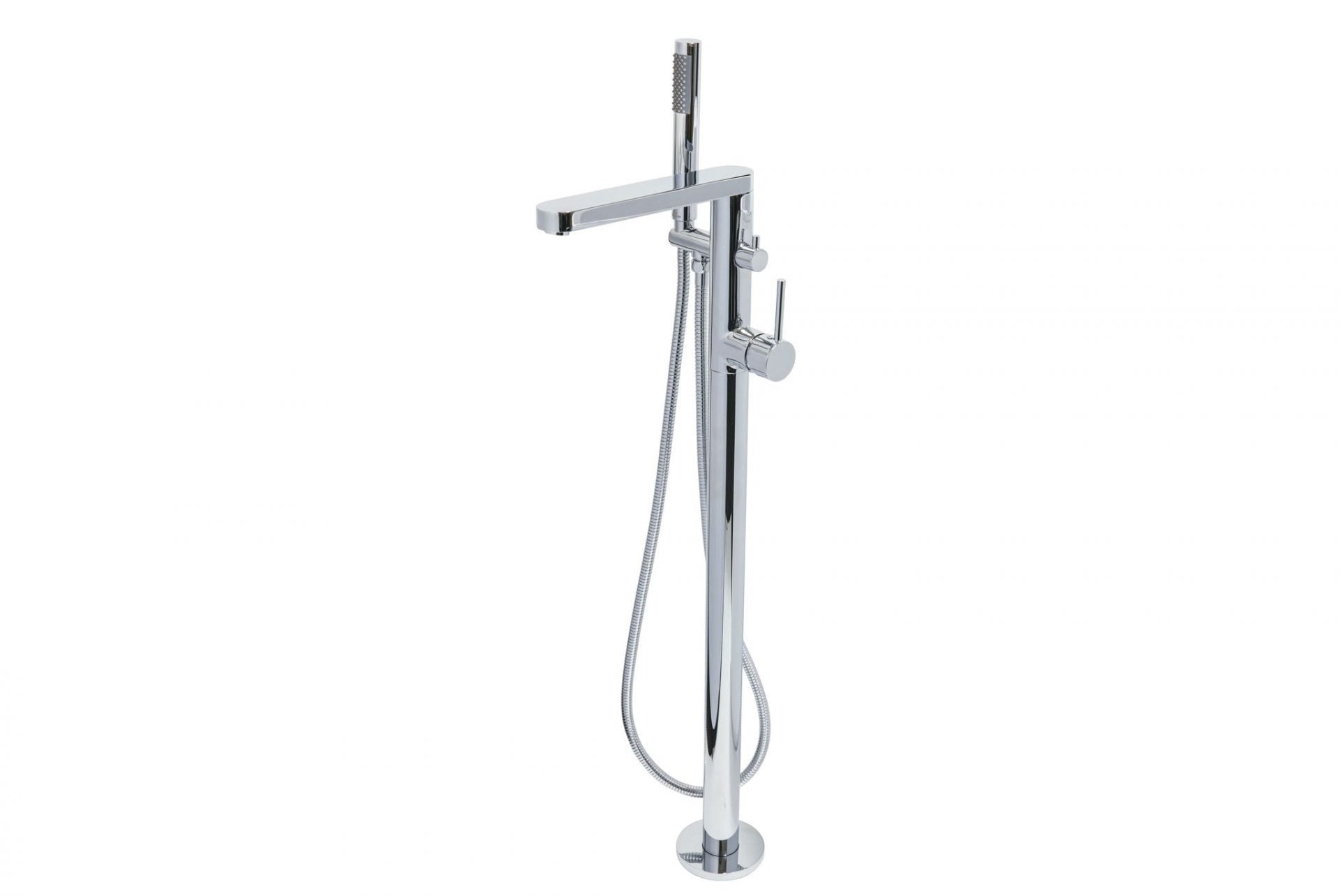 LINSOL EMILY FREESTANDING BATH FILLER CHROME