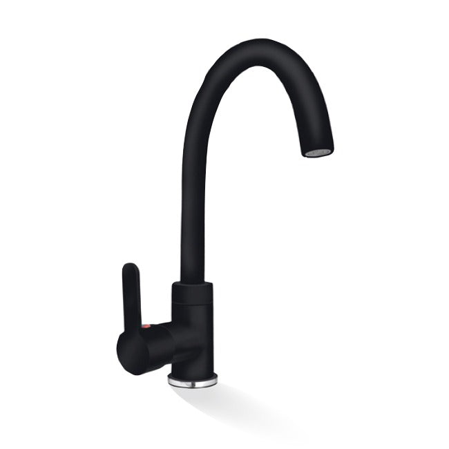 LINKWARE LOUI SINK MIXER 340MM MATTE BLACK