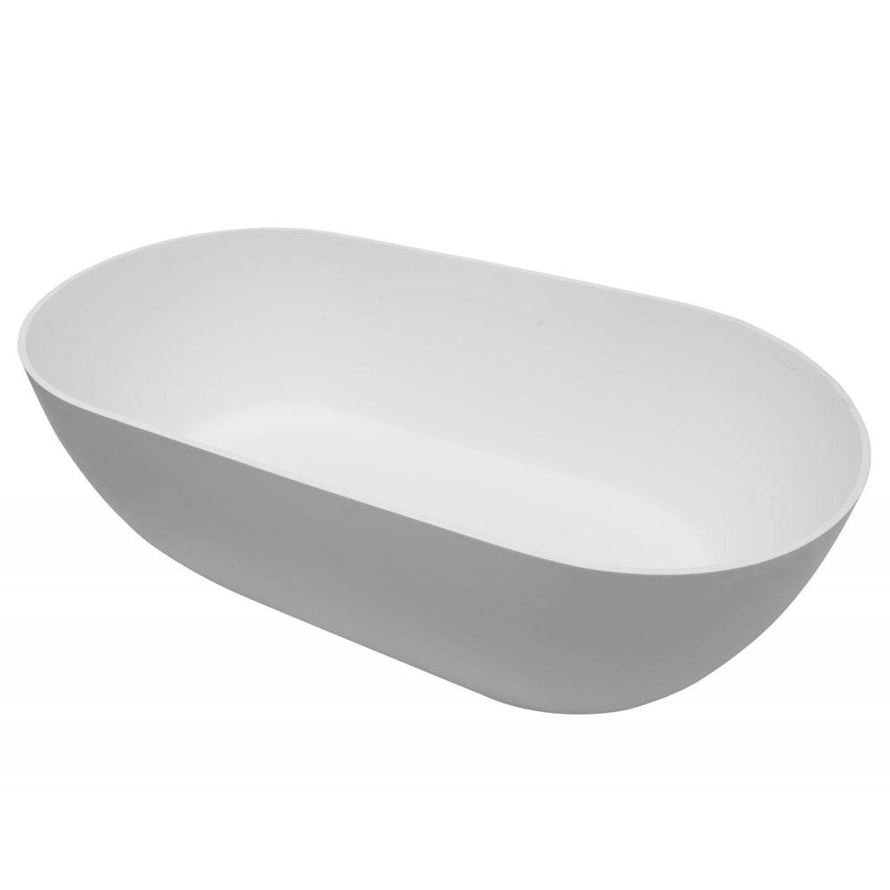 KASKADE LUCIA FREESTANDING STONE BATHTUB (AVAILABLE IN 1400MM, 1500MM, 1600MM, 1700MM AND 1800MM)