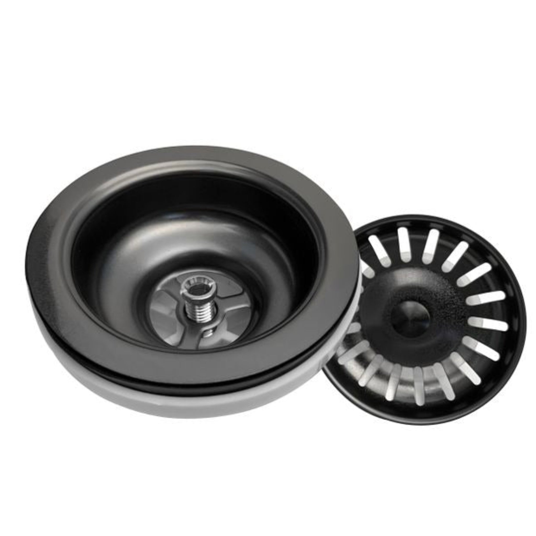 OTTI AXON 39S SINGLE BOWL KITCHEN AND LAUNDRY SINK GUN METAL 390MM