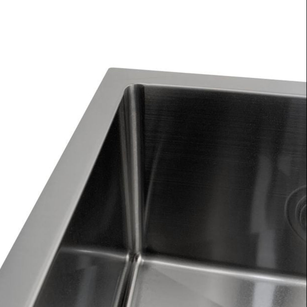 OTTI AXON 39S SINGLE BOWL KITCHEN AND LAUNDRY SINK GUN METAL 390MM