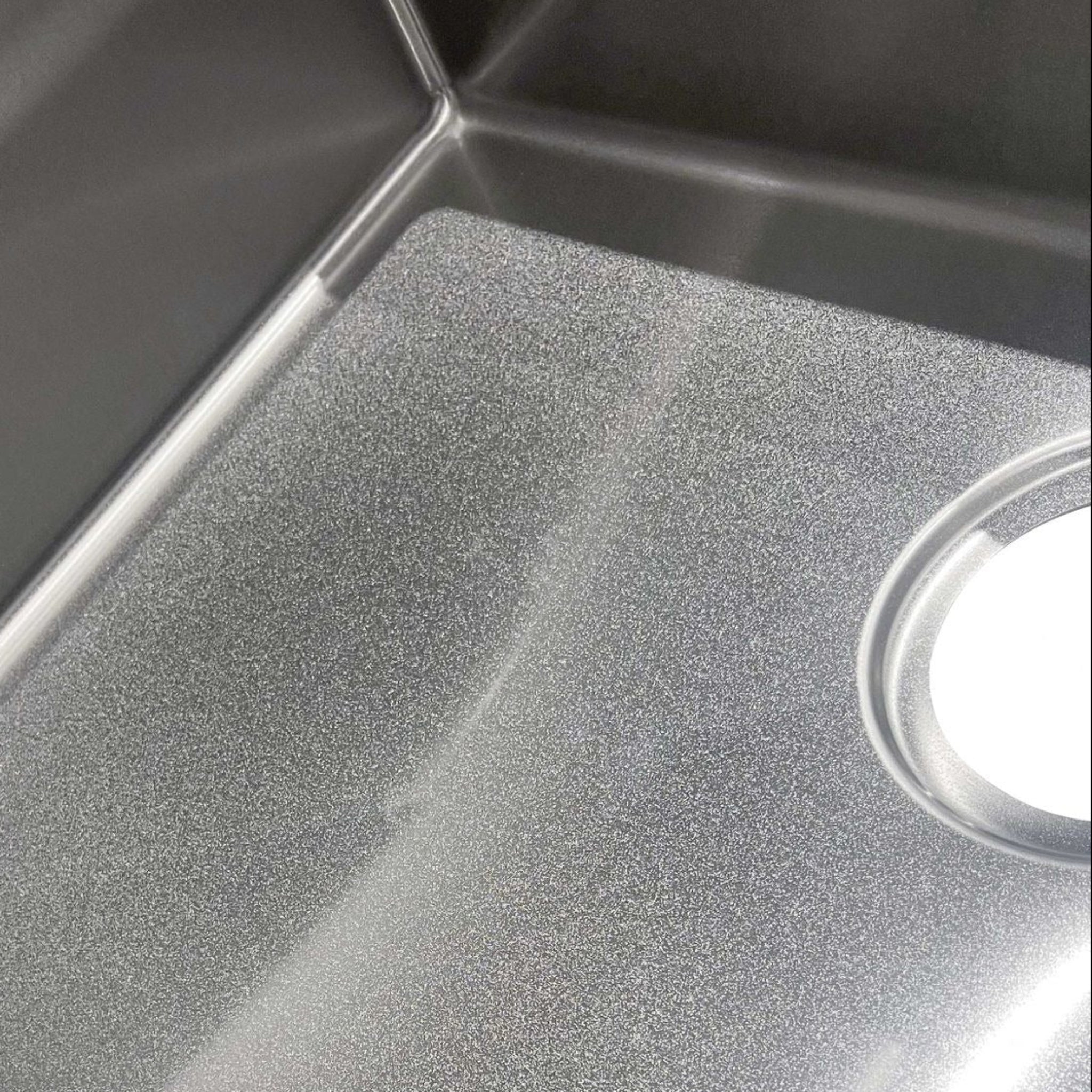OTTI AXON 45S SINGLE BOWL KITCHEN AND LAUNDRY SINK SILVER 450MM