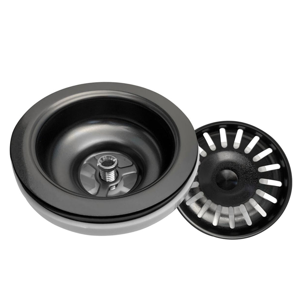 OTTI AXON 45S SINGLE BOWL KITCHEN AND LAUNDRY SINK GUN METAL 450MM